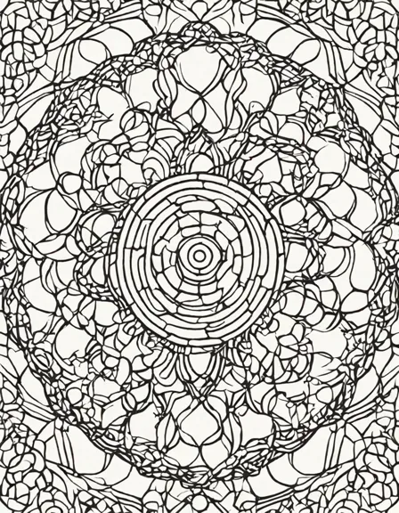symmetrical coloring book featuring mesmerizing patterns for relaxation and stress relief, perfect for finding tranquility in color